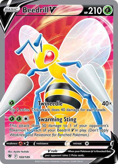 Beedrill V - 160/189 - Ultra Rare - Astral Radiance