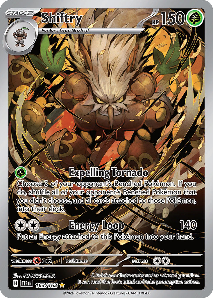 Shiftry - 163/162 - Illustration Rare - Temporal Forces