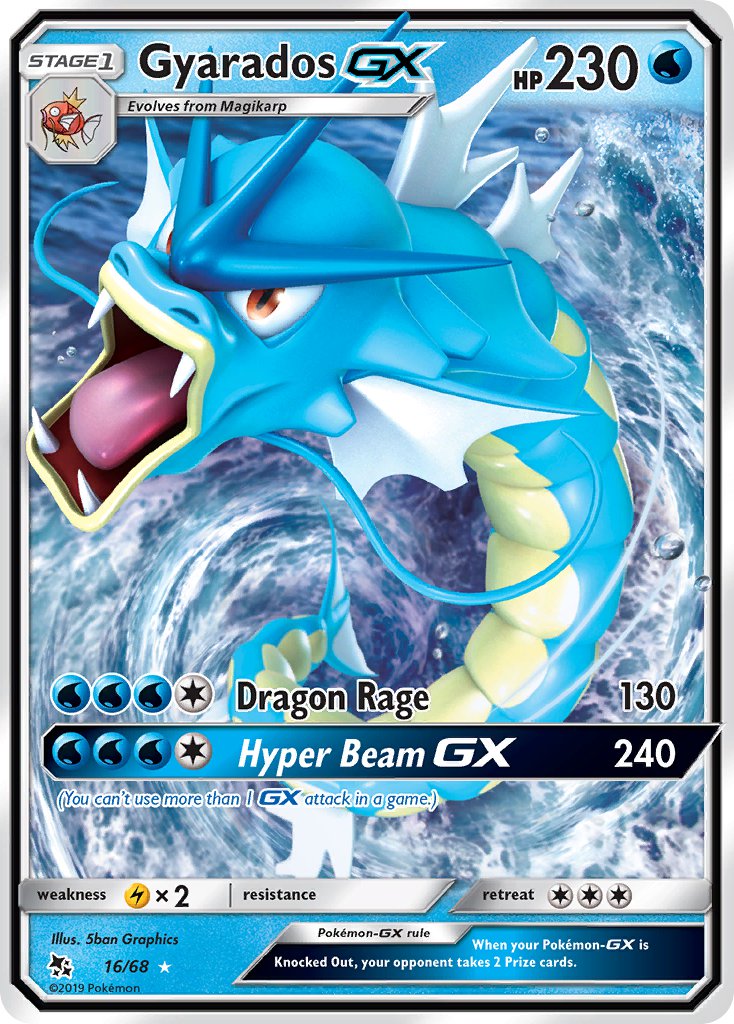 Gyarados GX - 16/68 - Ultra Rare - Hidden Fates