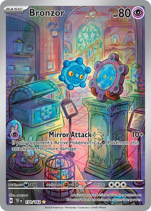 Bronzor - 170/162 - Illustration Rare - Temporal Forces