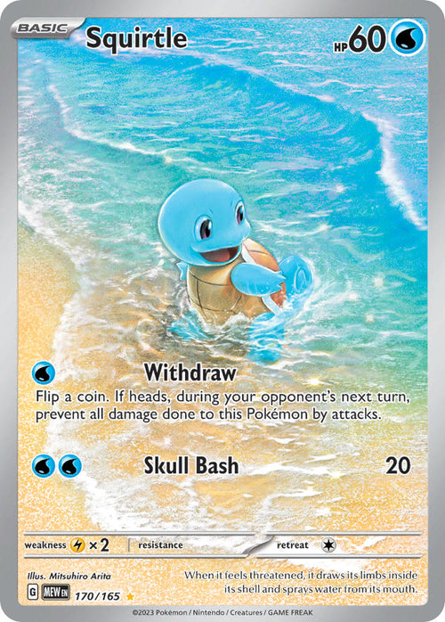Squirtle - 170/165 - Illustration Rare - 151
