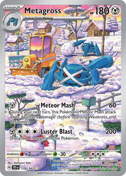 Metagross - 178/162 - Illustration Rare - Temporal Forces