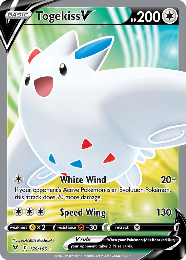 Togekiss V - 178/185 - Ultra Rare - Vivid Voltage
