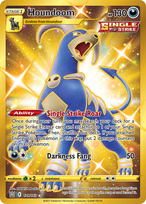 Houndoom - 179/163 - Secret Rare - Battle Styles