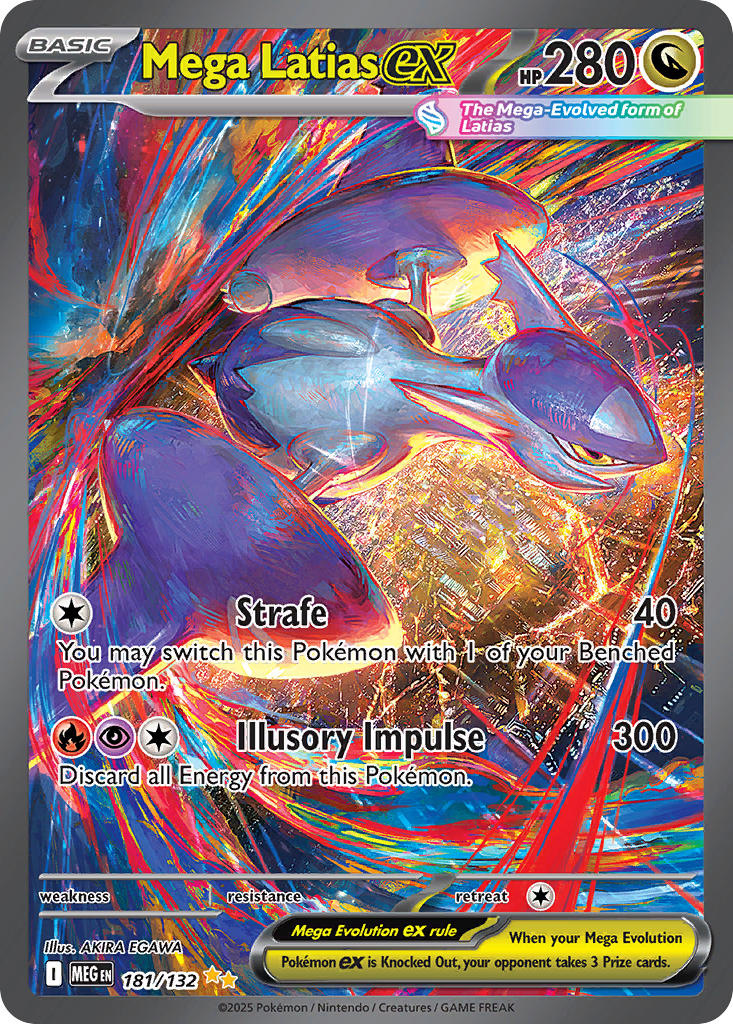 Mega Latias ex - 181/132 - Special Illustration Rare - Mega Evolution