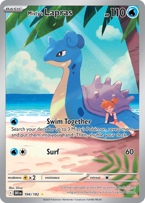 Misty's Lapras - 194/182 - - Destined Rivals