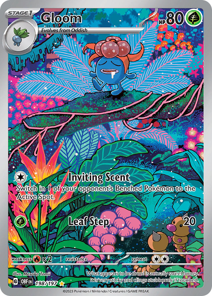 Gloom - 198/197 - Illustration Rare - Obsidian Flames