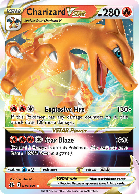 Charizard VSTAR - 019/159 - Ultra Rare - Crown Zenith