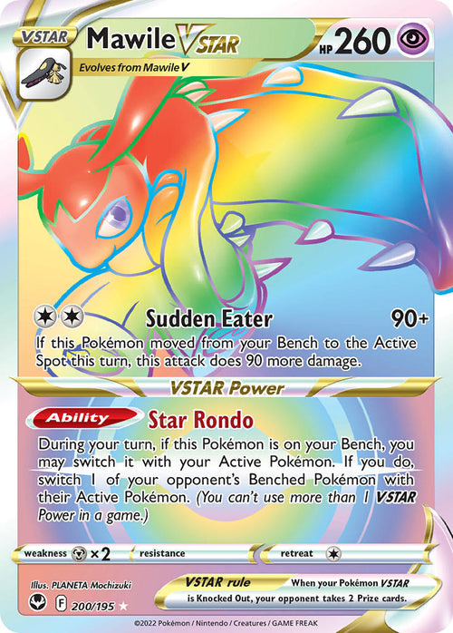 Mawile VSTAR - 200/195 - Rainbow Rare - Silver Tempest