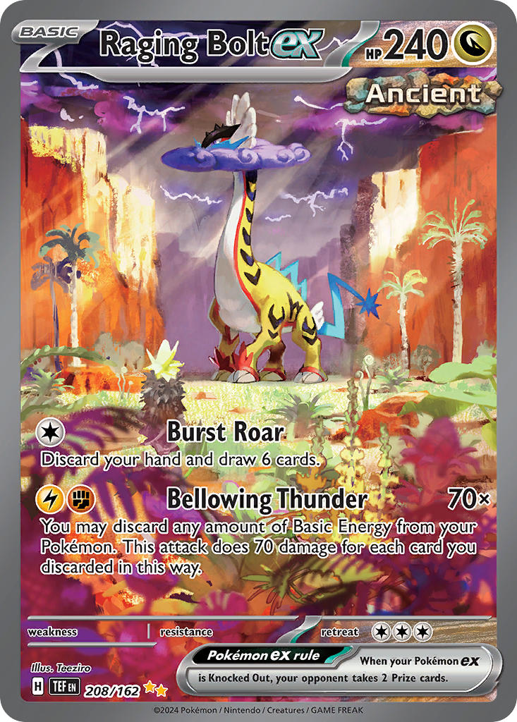 Raging Bolt ex - 208/162 - - Temporal Forces