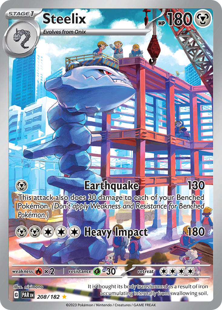 Steelix - 208/182 - Illustration Rare - Paradox Rift