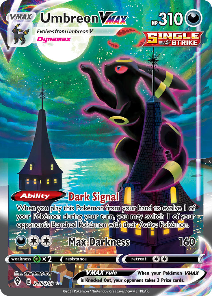 Umbreon VMAX - 215/203 - Special Full Art - Evolving Skies