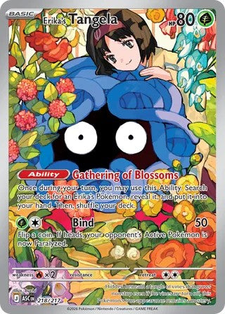 Erika's Tangela - 218/217 - Illustration Rare - Ascended Heroes