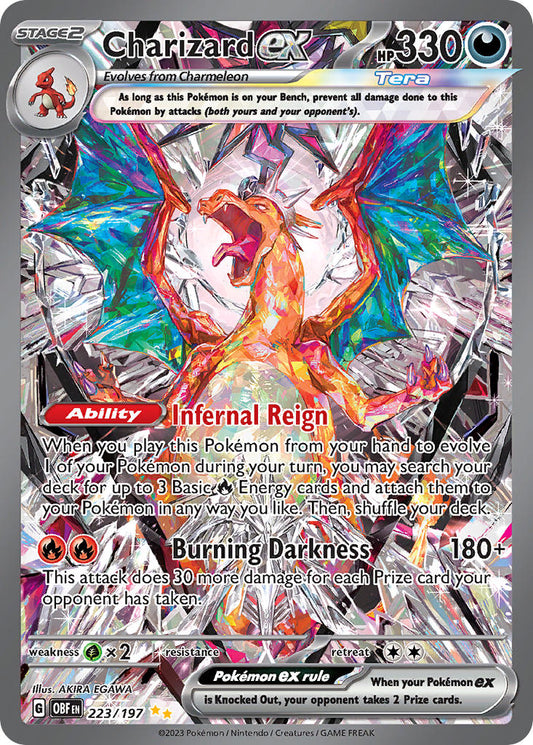 Charizard ex - 223/197 - Special Illustration Rare - Obsidian Flames