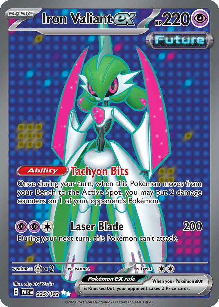 Iron Valiant ex - 225/182 - Ultra Rare - Paradox Rift