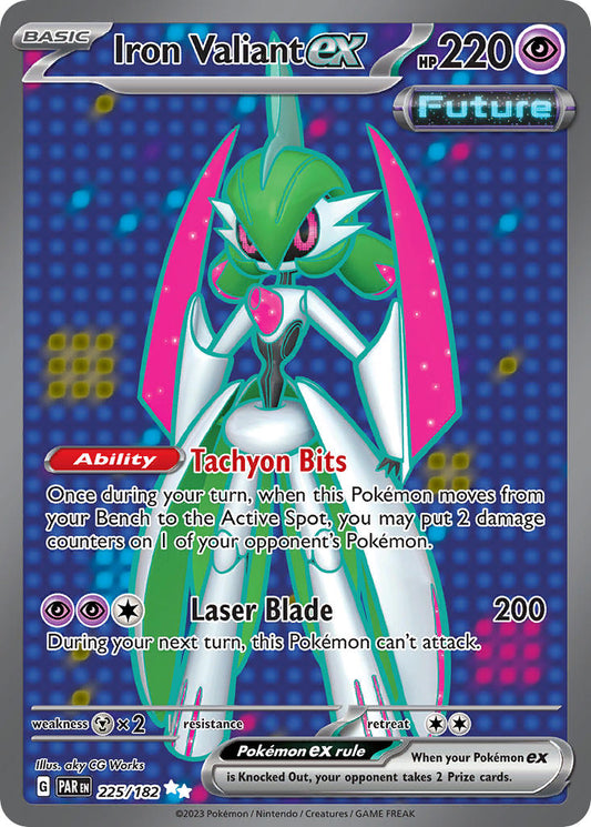 Iron Valiant ex - 225/182 - Ultra Rare - Paradox Rift
