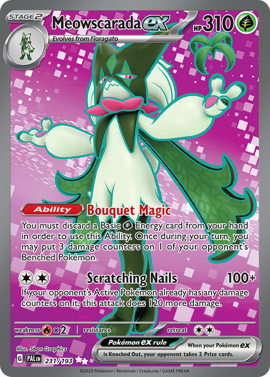 Meowscarada ex - 231/193 - Ultra Rare - Paldea Evolved