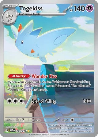 Togekiss - 235/217 - Illustration Rare - Ascended Heroes