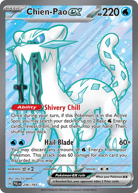 Chien-Pao ex - 236/193 - Ultra Rare - Paldea Evolved