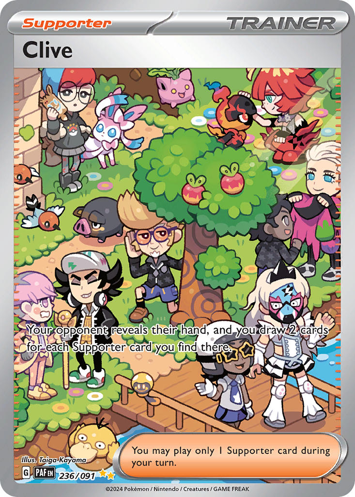 Clive - 236/091 - Special Illustration Rare - Paldean Fates
