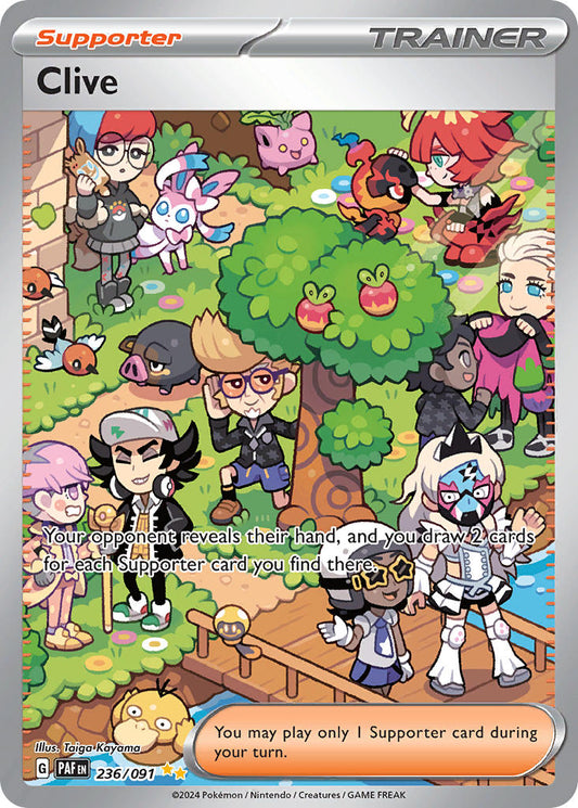 Clive - 236/091 - Special Illustration Rare - Paldean Fates