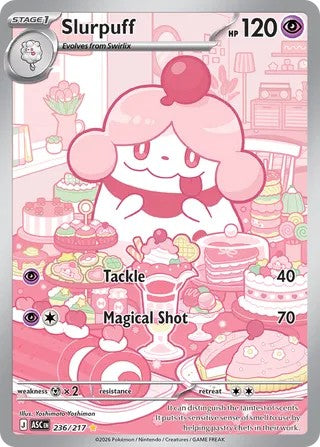 Slurpuff - 236/217 - Illustration Rare - Ascended Heroes