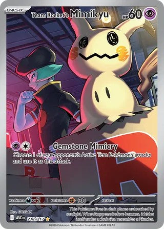 Team Rocket's Mimikyu - 238/217 - Illustration Rare - Ascended Heroes