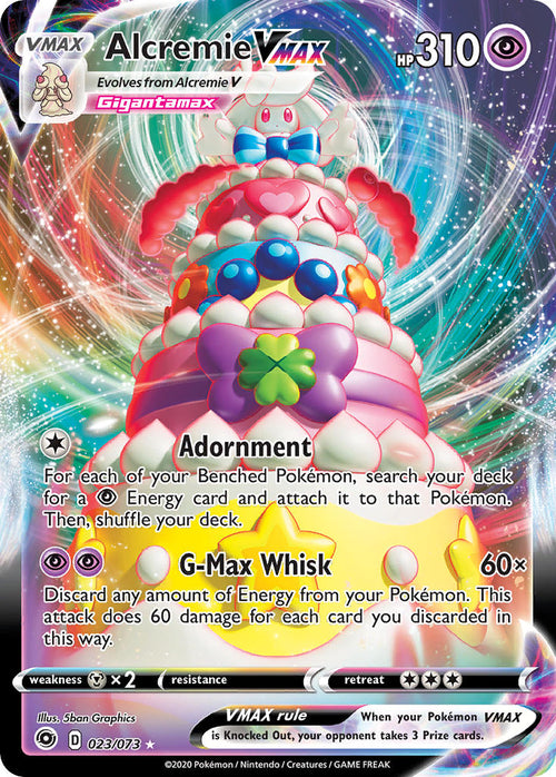 Alcremie VMAX - 023/073 - Ultra Rare - Champion's Path