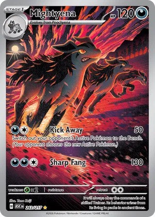 Mightyena - 243/217 - Illustration Rare - Ascended Heroes