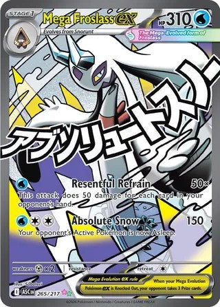 Mega Froslass ex - 265/217 - Ultra Rare - Ascended Heroes