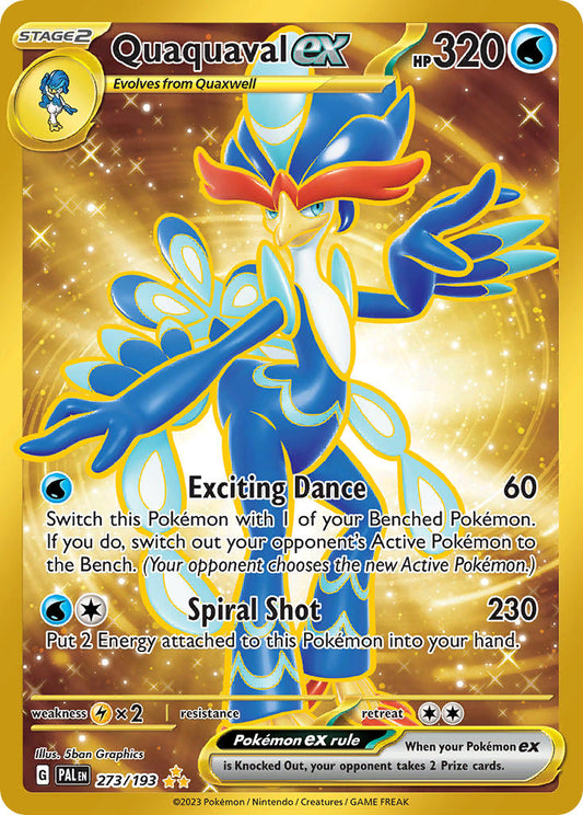 Quaquaval ex - 273/193 - Hyper Rare - Paldea Evolved