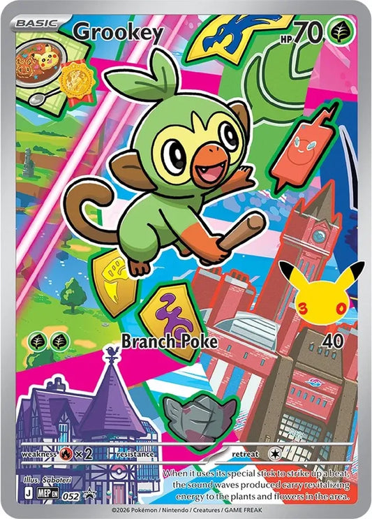 Grookey - 52 - Trading Card - MEP Black Star Promo