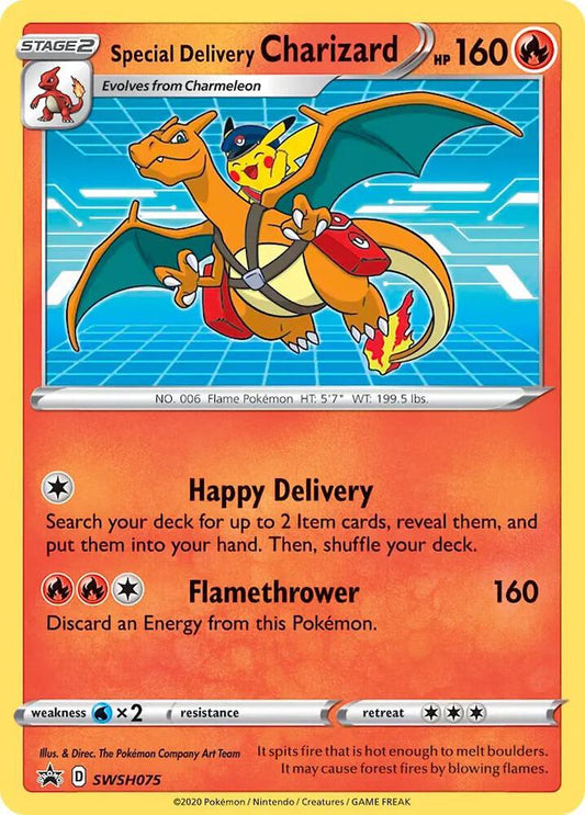Special Delivery Charizard - SWSH075 Promo