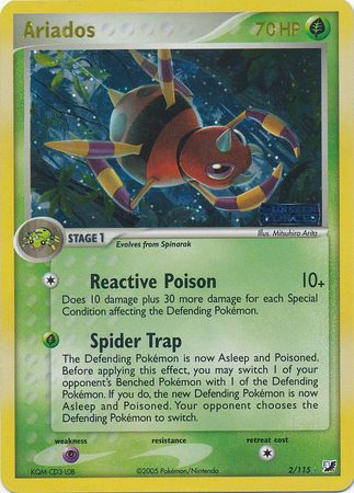 Ariados - 2/115 - Reverse Holo - EX Unseen Forces