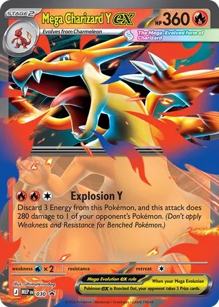 Mega Charizard Y ex - 30 - MEP Black Star Promo