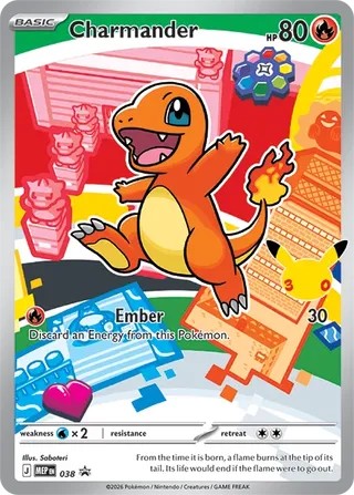 Charmander - 38 - MEP Black Star Promo