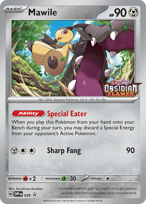 Mawile - 039 - Prerelease - SVP Black Star Promo