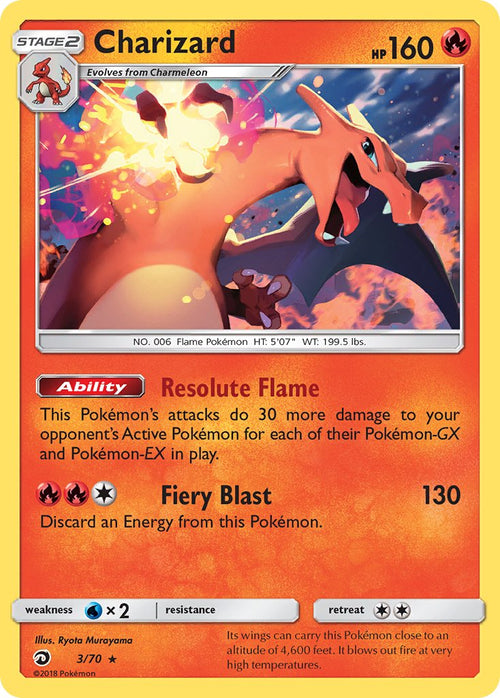 Charizard - 3/70 - Holo - Dragon Majesty