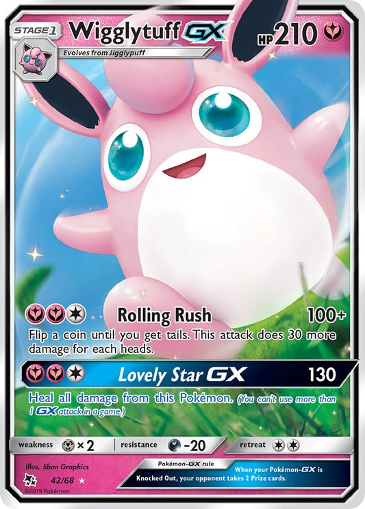 Wigglytuff GX - 42/68 - Ultra Rare - Hidden Fates