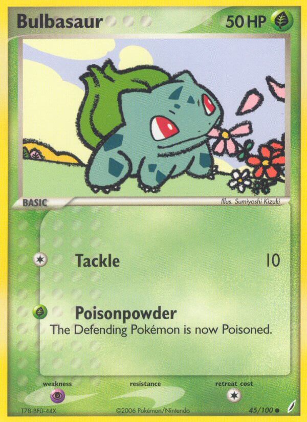 Bulbasaur - 45/100 - EX Crystal Guardians