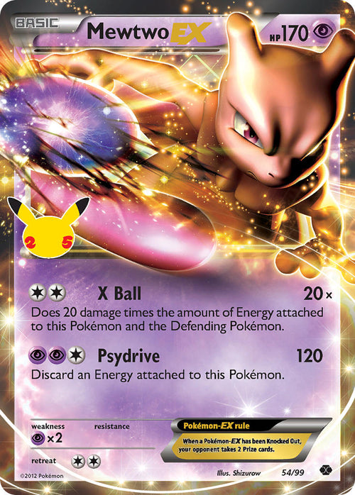 Mewtwo EX - 54/99 - Classic Collection - Celebrations