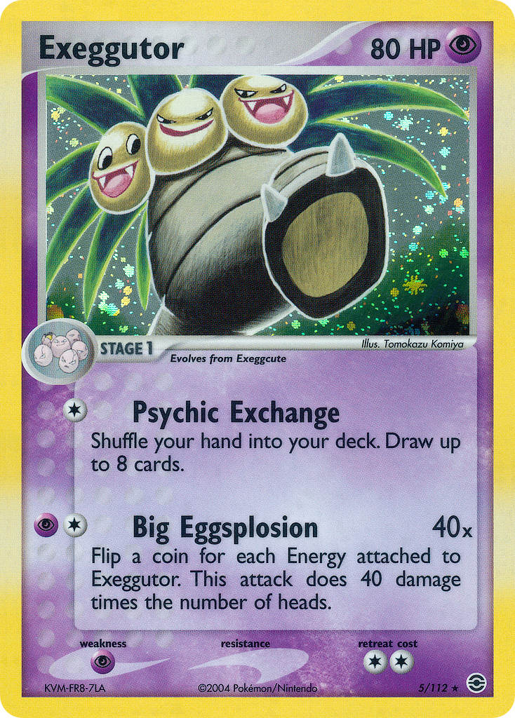 Exeggutor - 5/112 - Holo - EX Fire Red & Leaf Green