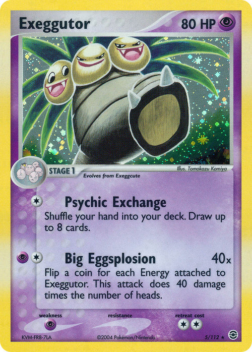 Exeggutor - 5/112 - Holo - EX Fire Red & Leaf Green