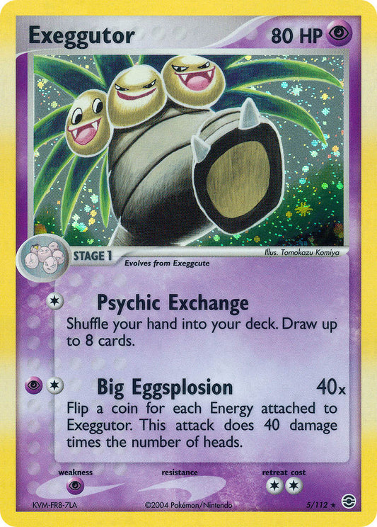 Exeggutor - 5/112 - Holo - EX Fire Red & Leaf Green