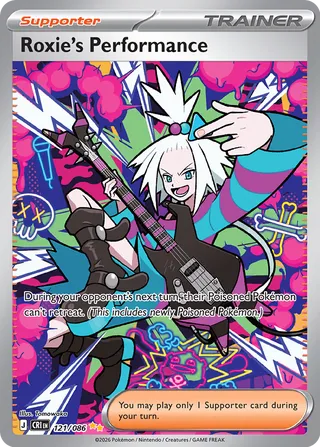 Roxie's Performance - 121/086 - Special Illustration Rare - Chaos Rising