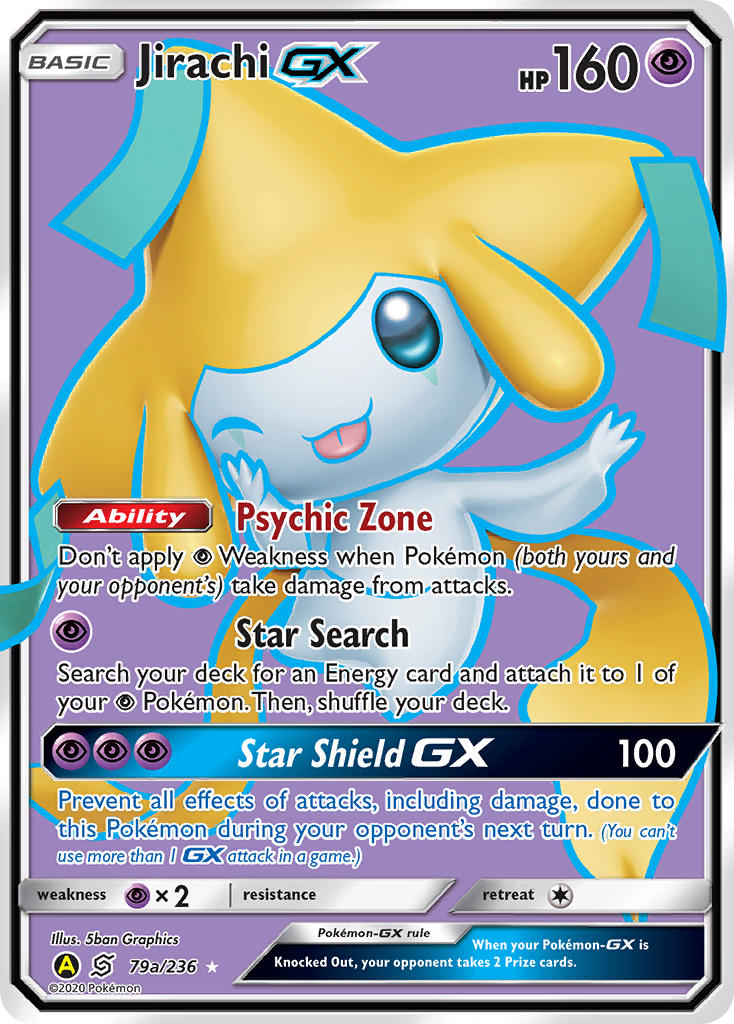 Jirachi GX - 79a/236 - Ultra Rare Jirachi GX Collection - Unified Minds