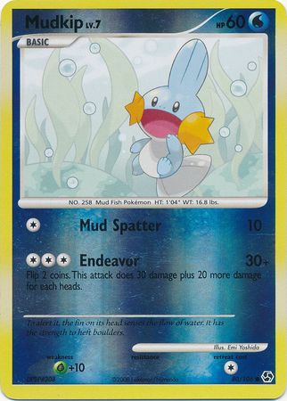 Mudkip - 80/106 - Reverse Holo - Great Encounters