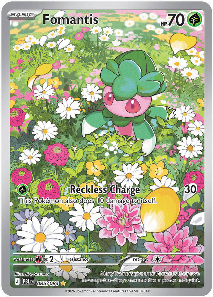 Fomantis - 085/084 - Illustration Rare - Pitch Black