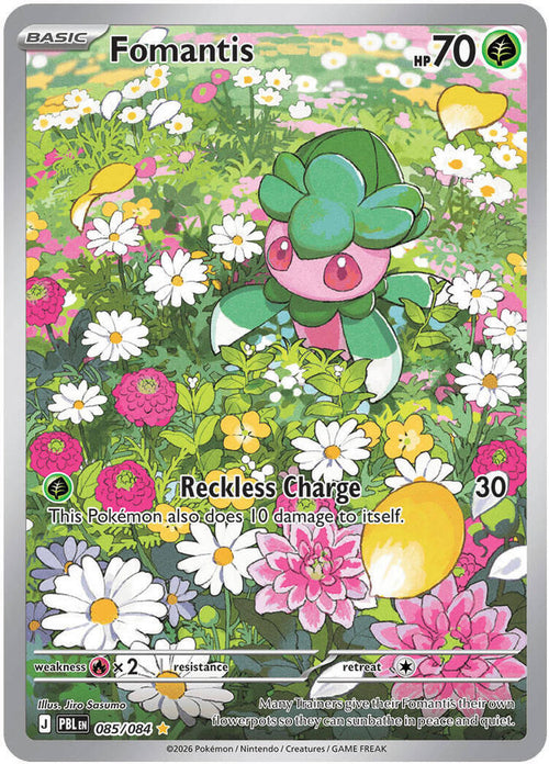 Fomantis - 085/084 - Illustration Rare - Pitch Black