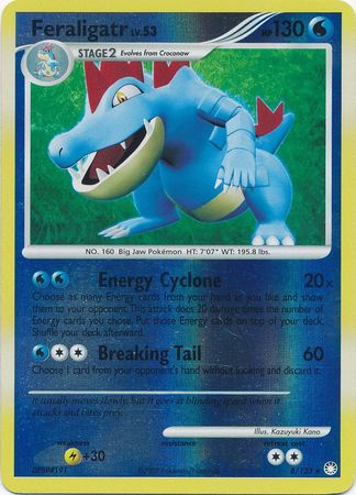 Feraligatr - 8/123 - Reverse Holo - Mysterious Treasures